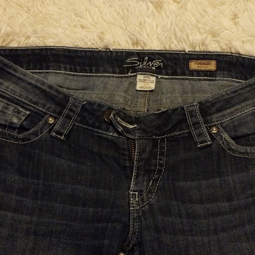 Silver jeans